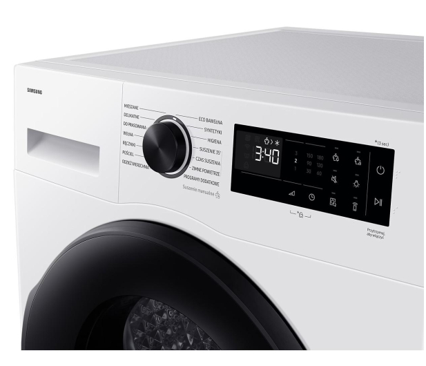 ZESTAW Samsung Suszarka DV90DG52A0AEEO+Pralka WW90CGC04DAH+Łącznik - 1570569 - zdjęcie 10